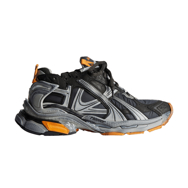 

Кроссовки Balenciaga Runner Sneaker 'Worn-Out - Black Fluo Orange', черный