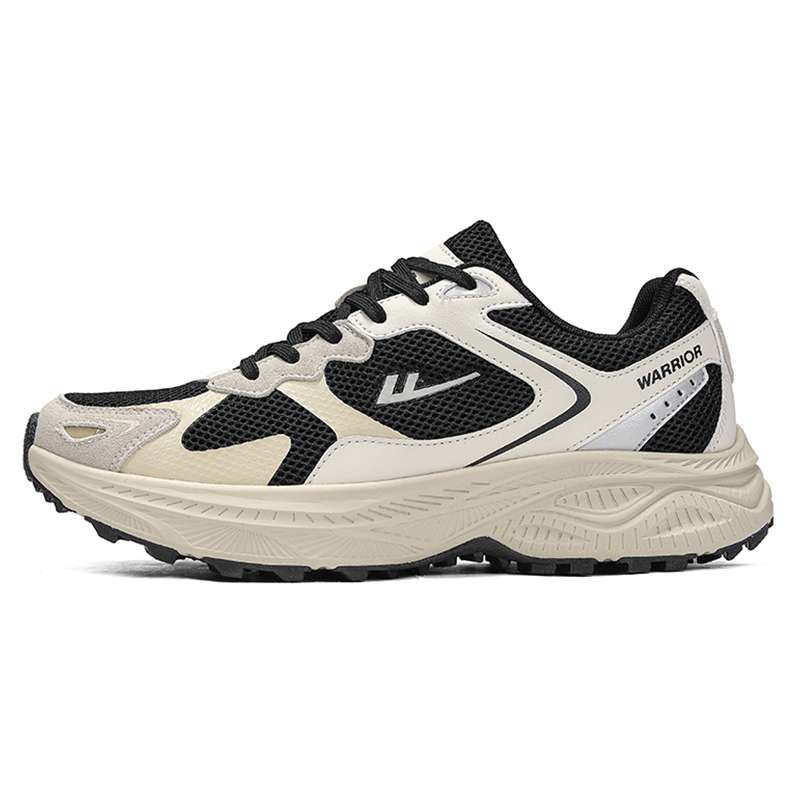 

Кроссовки мужские низкие Chunky с амортизацией и дышащим эффектом WARRIOR, черный бежевый