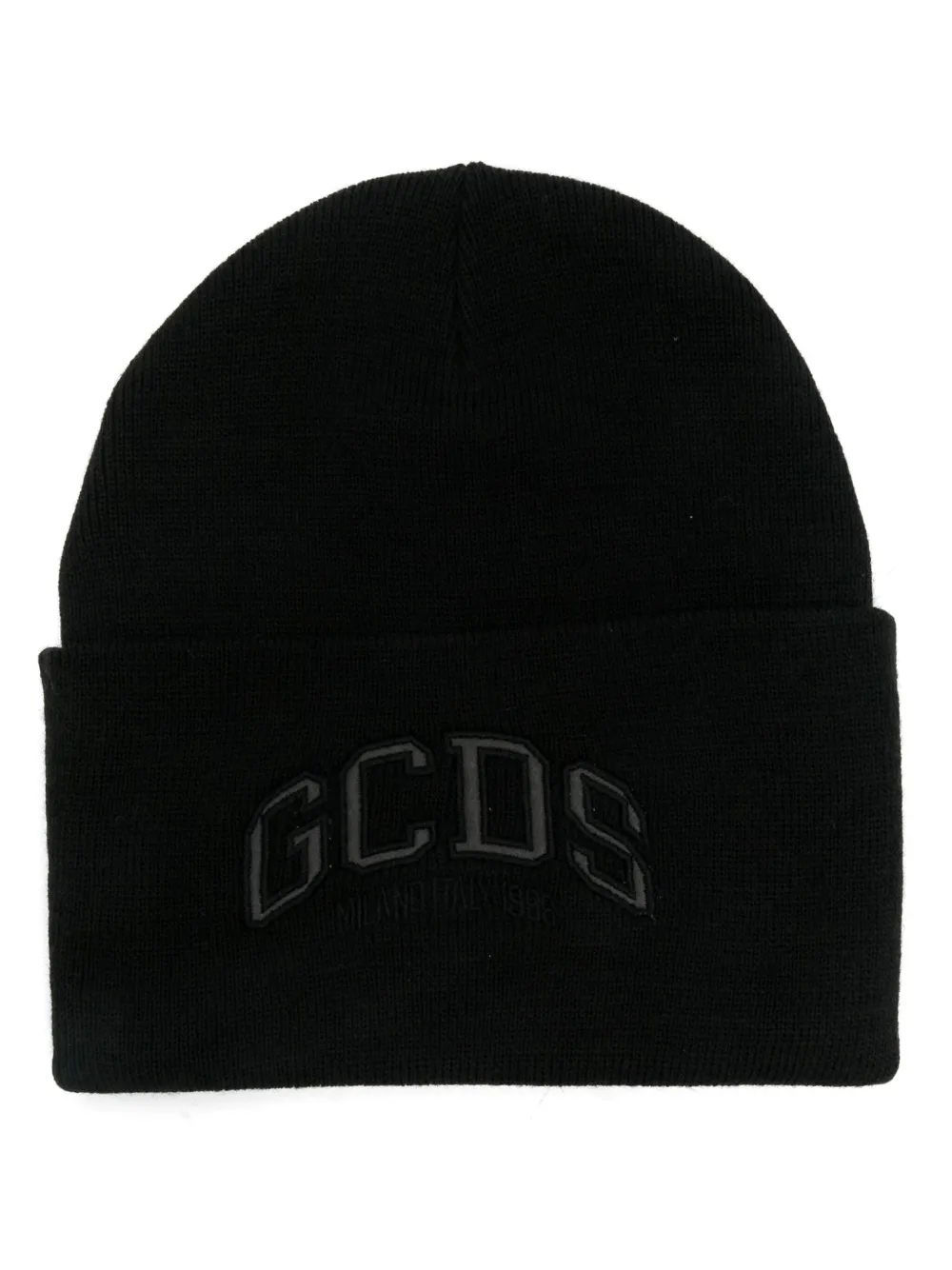

Шапка бини Lounge Logo GCDS, черный