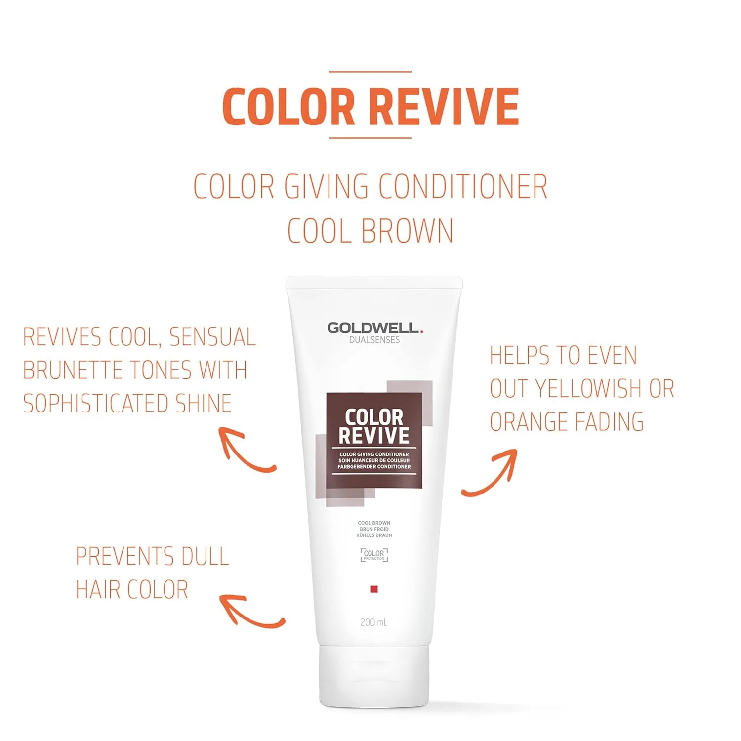 Кондиционер для волос Goldwell Dualsenses Color Revive Color Conditioner, Cool Brown — фото 2