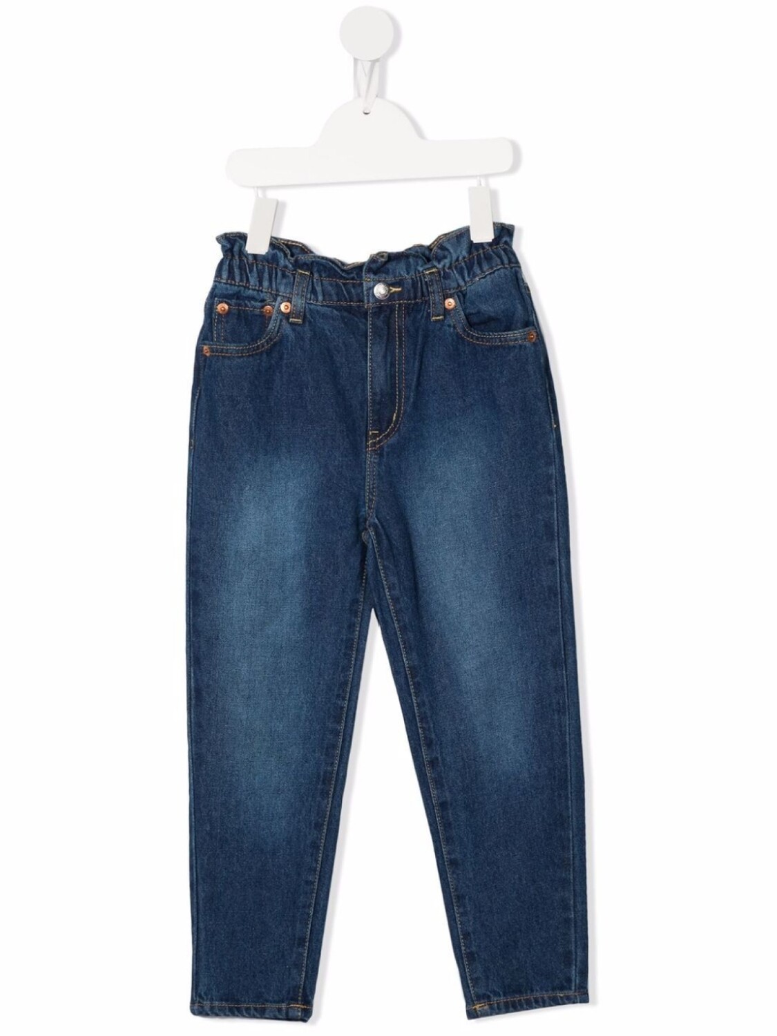 

Levi's Kids прямые джинсы средней посадки, синий