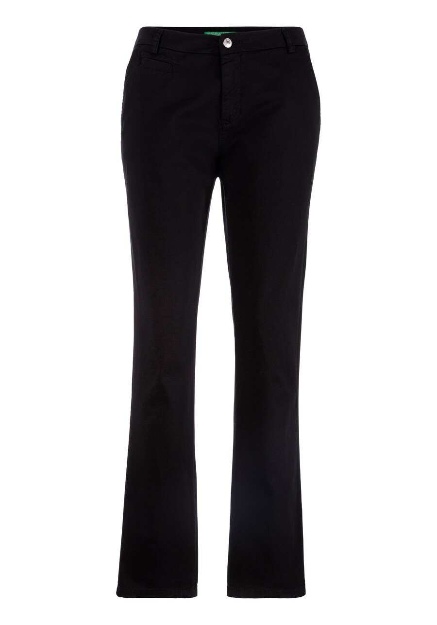 

Обычные брюки-чинос UNITED COLORS OF BENETTON, черный