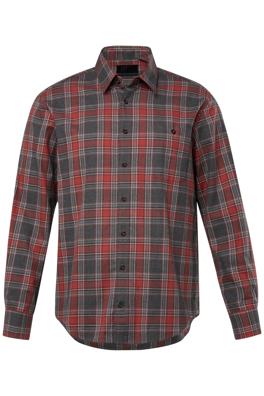

Рубашка JP1880 Regular fit Button Up, цвет Grey/Red