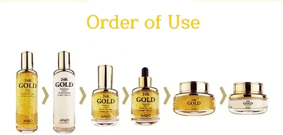 Набор для ухода за лицом Anjo Skin Nature Gel Beauty Serum 6 предметов, BabyFaceDiary — фото 3
