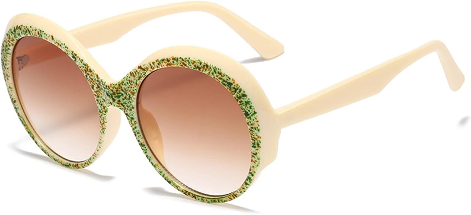 

Летние ретро круглые солнцезащитные очки для мужчин и женщин, для защиты от солнца на открытом воздухе, на пляже и в отпуске (Цвет: F, Размер: Средний) MTZJH, One Color