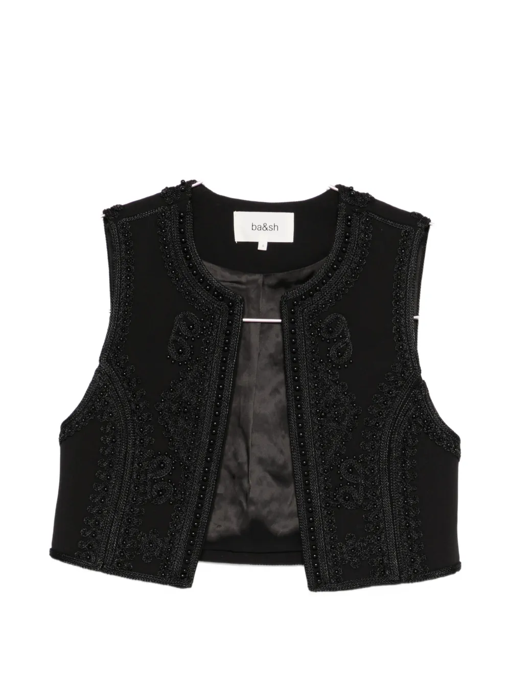 

Жакет, украшенный бисером Ba&Sh, черный