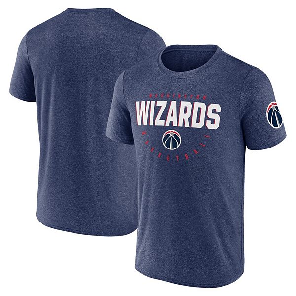 

Мужская футболка Washington Wizards heather navy для тренировок Unbranded
