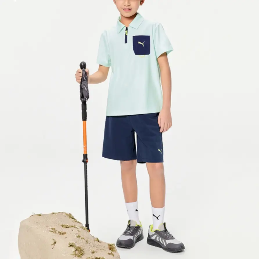 PUMA Повседневная спортивная одежда performance ss25 pink green kids — фото 4