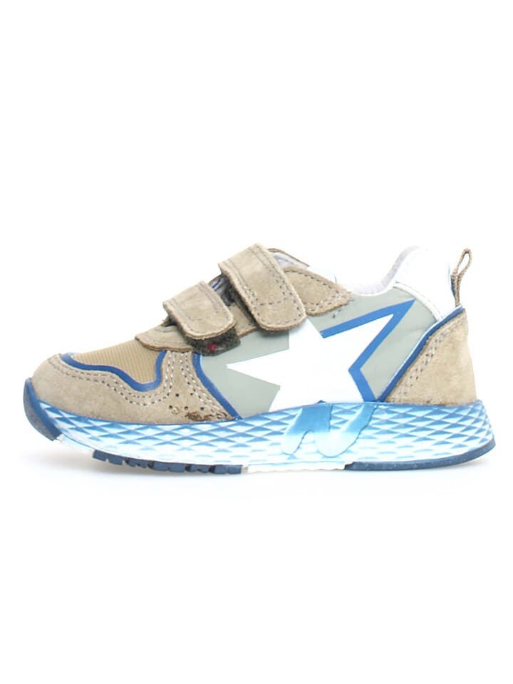 

Низкие кроссовки Naturino Leder Althidon, цвет beige/blau