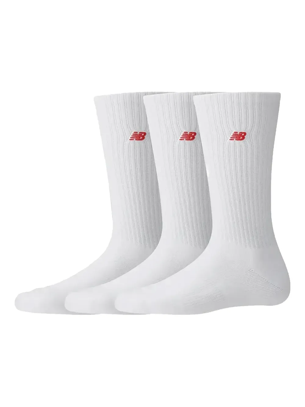 

Носки с логотипом (упаковка из трех пар) New Balance, белый