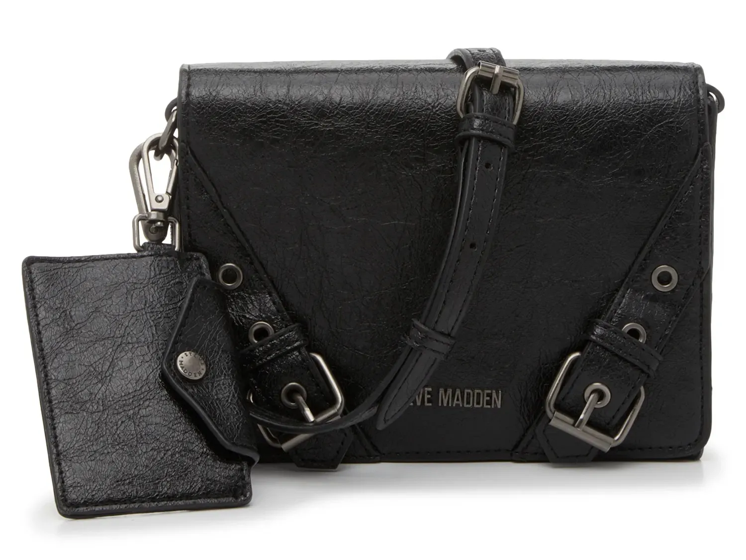 

Сумка через плечо Steve Madden Miller, черная, Черный, Сумка через плечо Steve Madden Miller, черная