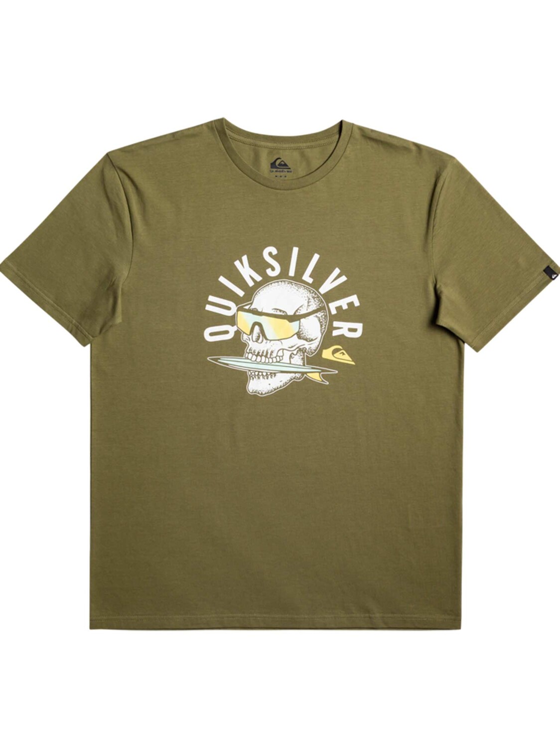 

Футболка Quiksilver QS ROCKIN SKULL SS, зеленый