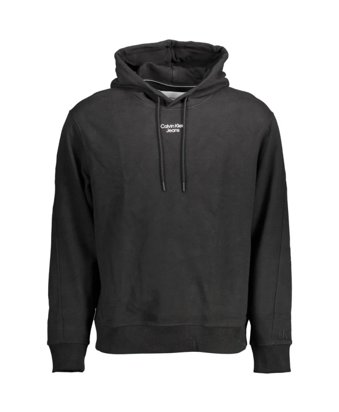 

Хлопковая толстовка Calvin Klein, черный