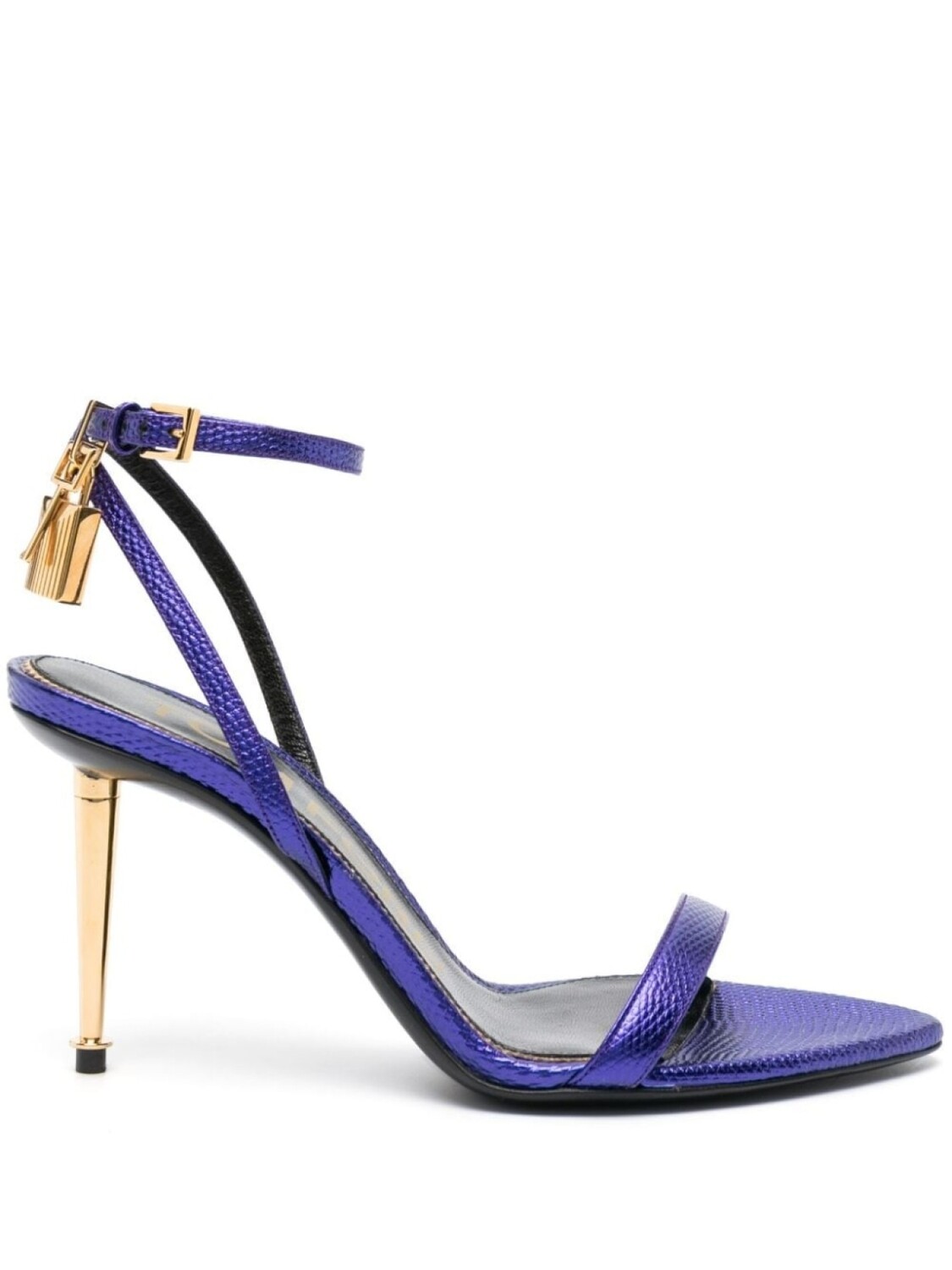 

TOM FORD босоножки Padlock 90, фиолетовый