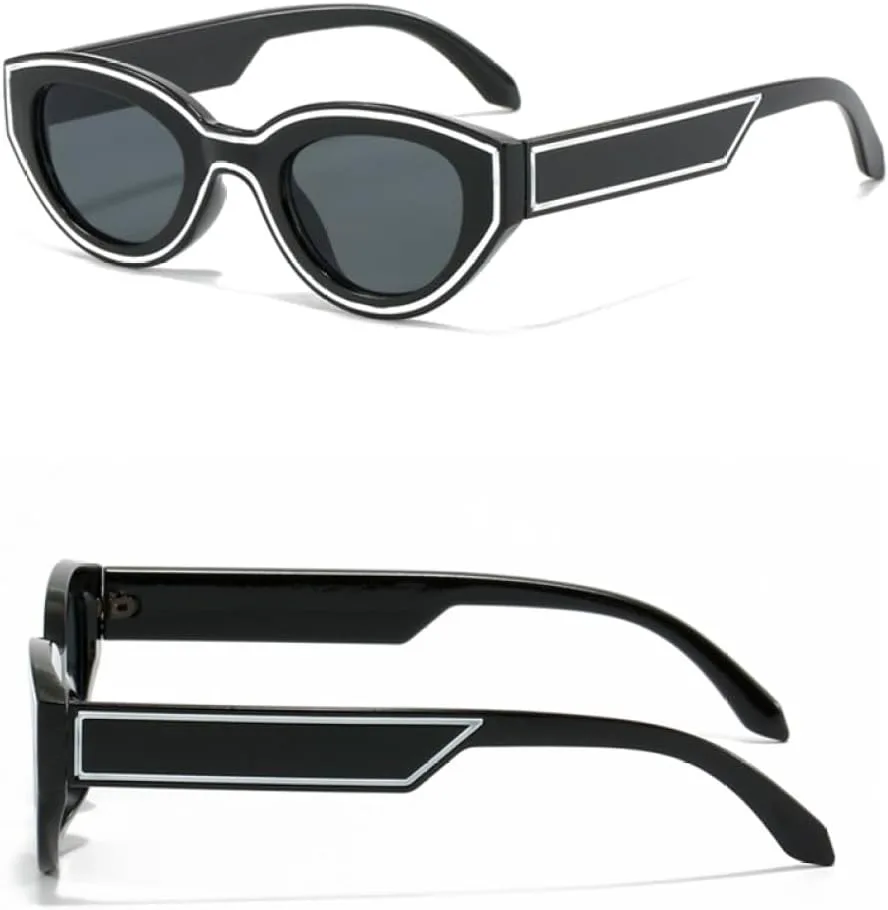 

Солнцезащитные очки Polygon для женщин, винтажный градиент, конфетные оттенки, «кошачий глаз», модные очки для путешествий, защита от ультрафиолета UV400 MTZJH, Brown