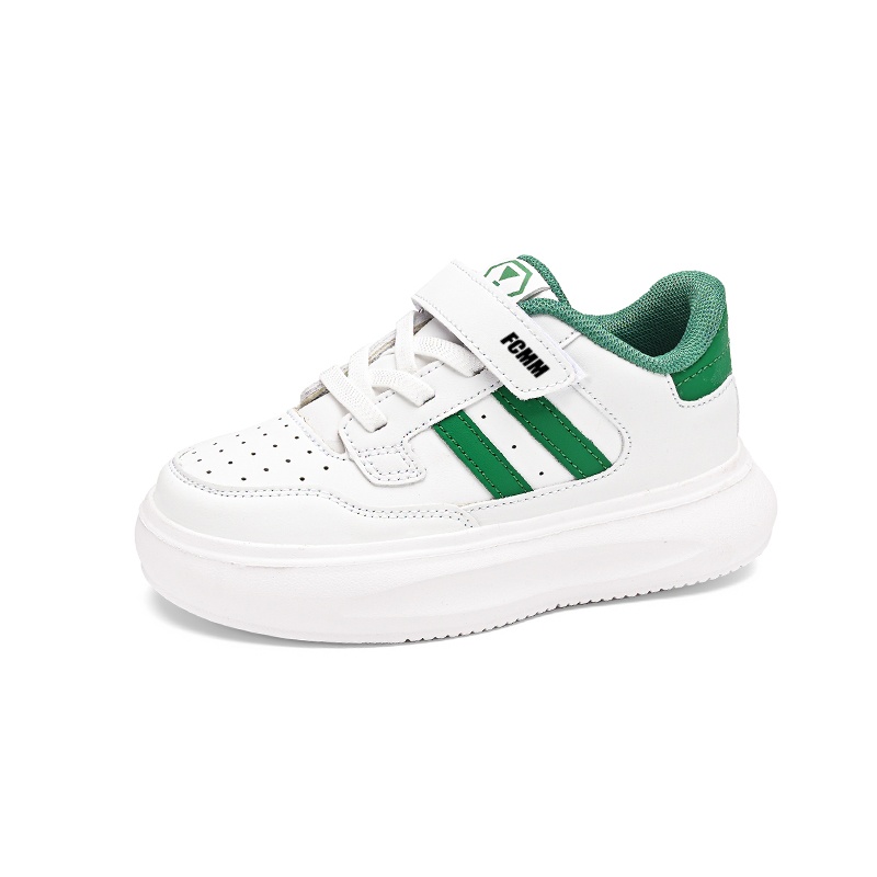 

Нескользящие противоударные износостойкие амортизирующие дышащие низкие кроссовки для скейтбординга kids' FCMM, белый