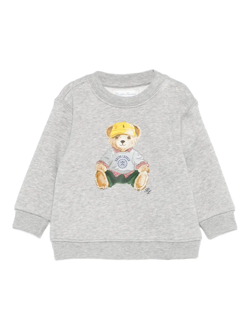 

Толстовка с принтом медведя POLO RALPH LAUREN KIDS, серый