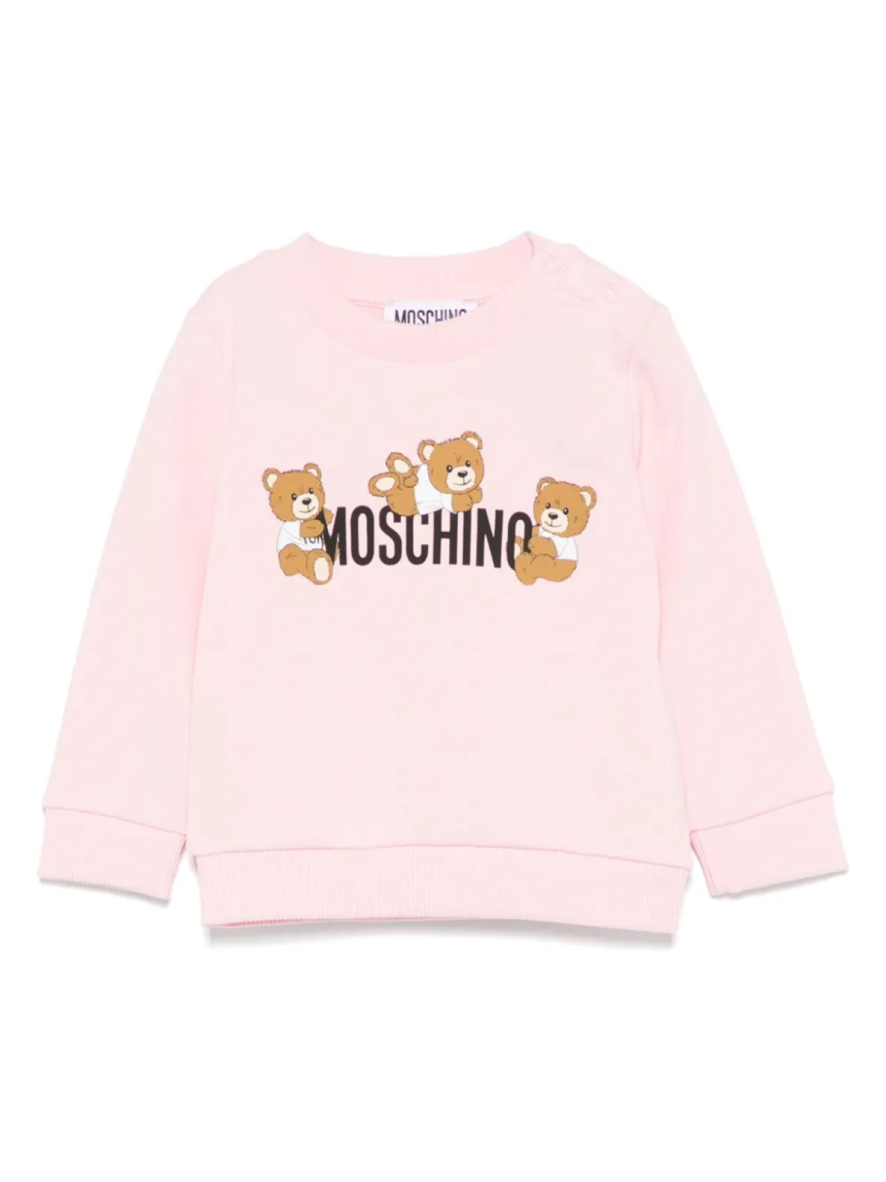 

Толстовка с принтом Teddy Bear Moschino Kids, розовый