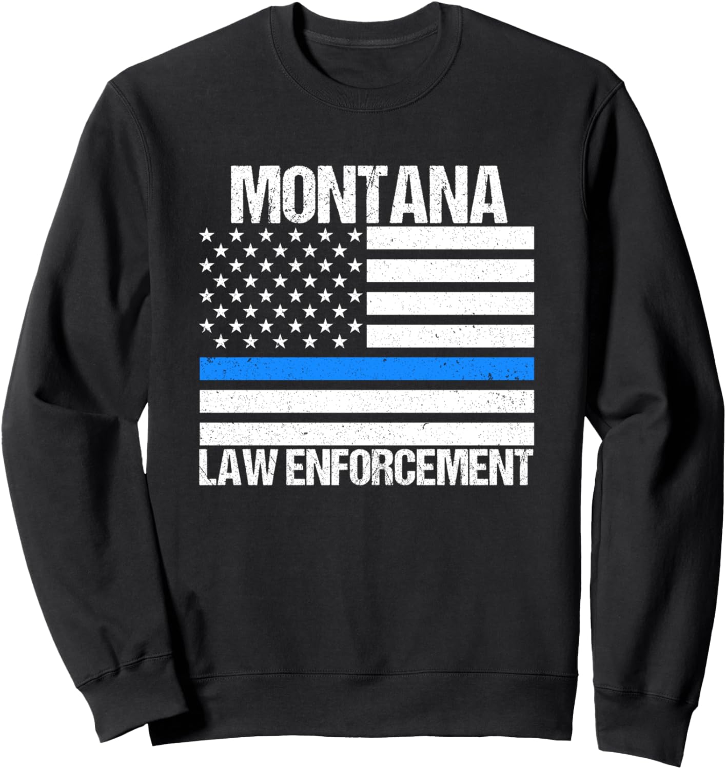 

Толстовка с изображением флага полиции штата Монтана Тонкая синяя линия Law Enforcement Family Designs, Синий, Толстовка с изображением флага полиции штата Монтана Тонкая синяя линия Law Enforcement Family Designs