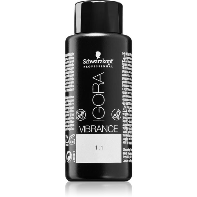 

Schwarzkopf Professional IGORA Vibrance демиперманентная краска для волос оттенок 6-12 Dark Blonde Cendré Plus 60 мл