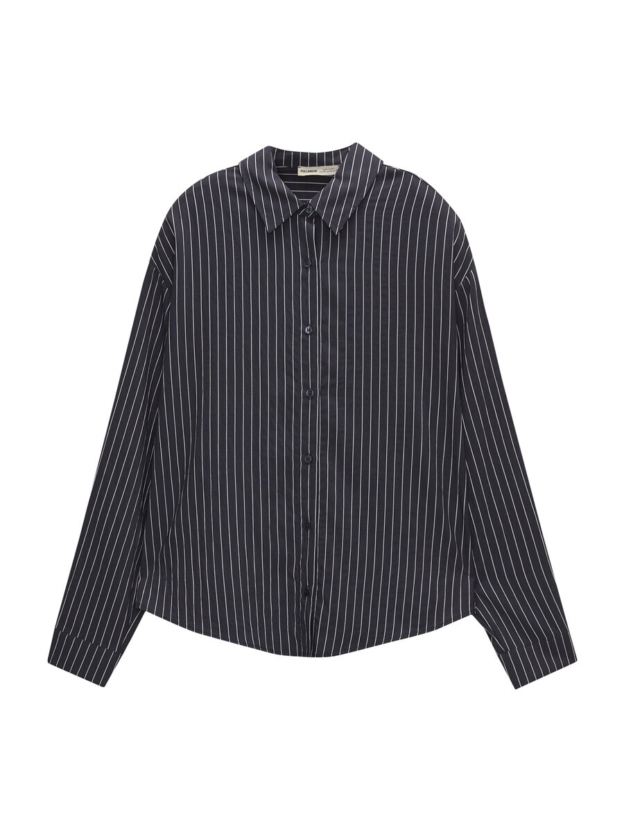 

Рубашка Pull&Bear Blouse, морской синий