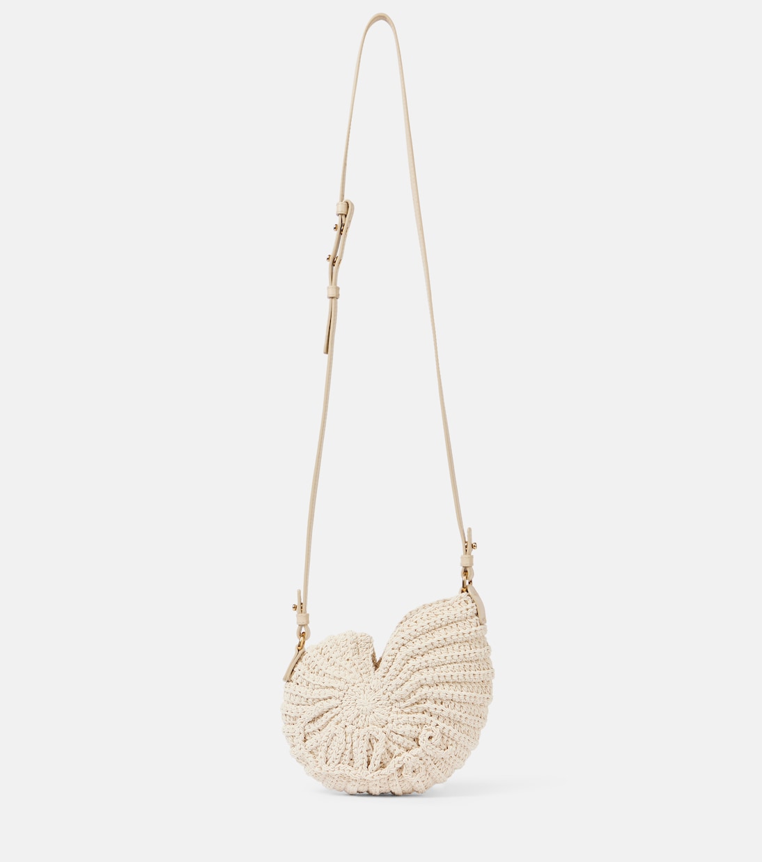 

Морские сокровища вязаная сумка кроссбоди Chloé, Deep Ivory