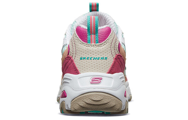 Кроссовки d'lites 2.0 chance gs white/green/pink Skechers, белый — фото 4