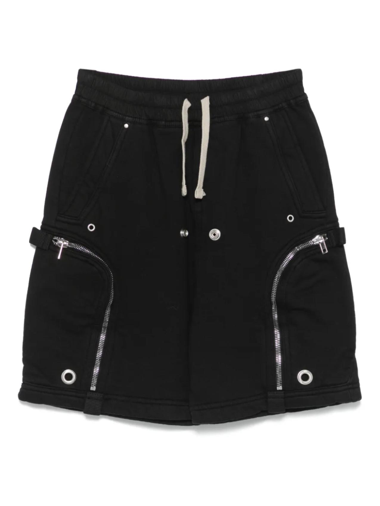 

Шорты с завязками на талии Rick Owens Kids, черный