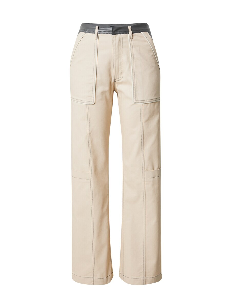 

Тканевые брюки Nasty Gal Regular Pants, кремовый