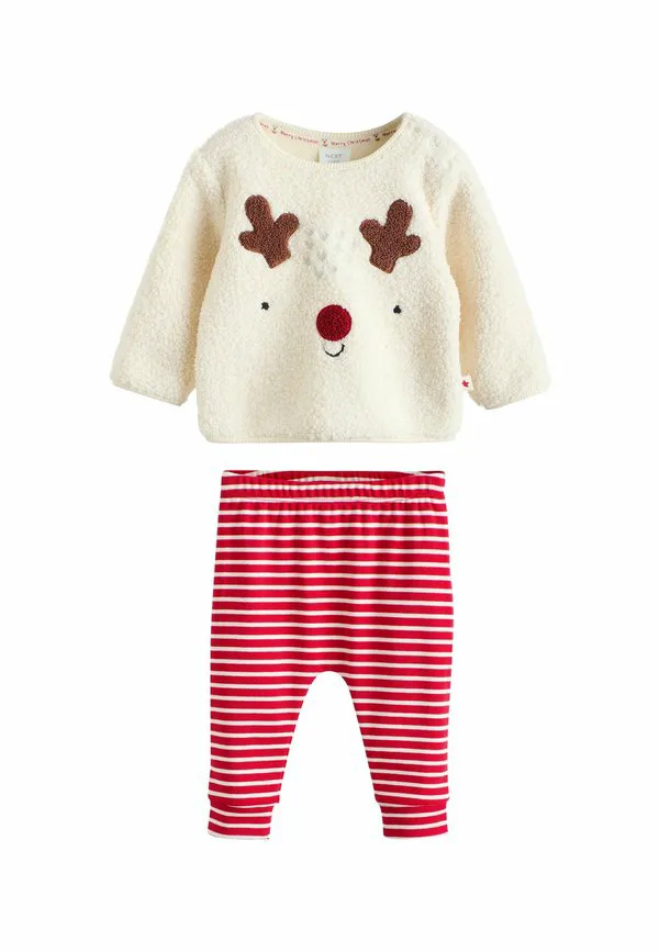 Флисовый джемпер стандартного кроя Next, Neutral Reindeer