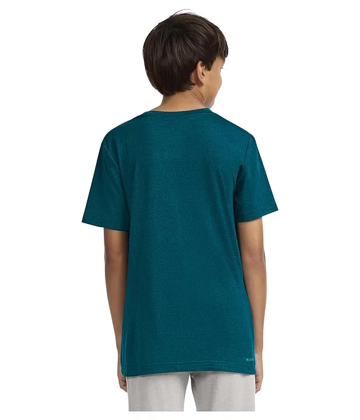 Футболка с влагоотводящей технологией H20-Dri Sunset Knit Tee Hurley Kids, Deepwaters Heather — фото 3