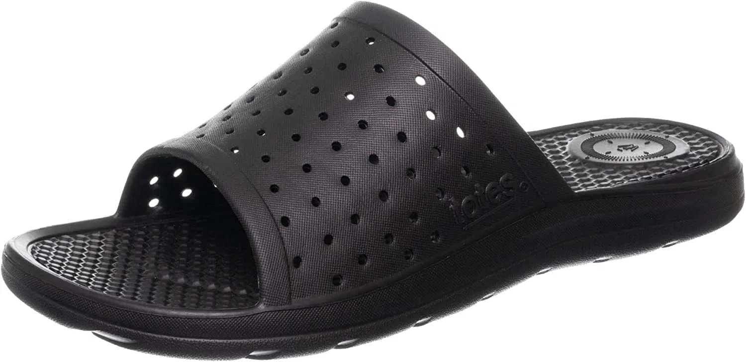 Сандалии водонепроницаемые totes, Black - Perforated