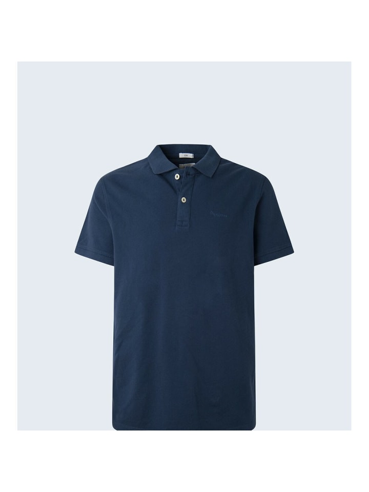 

Футболка поло Pepe Jeans, морской