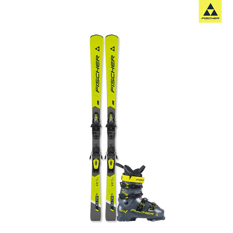 

Fischer Комплект для катания на лыжах для мужчин и женщин среднего уровня, RC4 POWER TI 2024/2025, жесткие ботинки для лыж 100 мм, рост 170 см