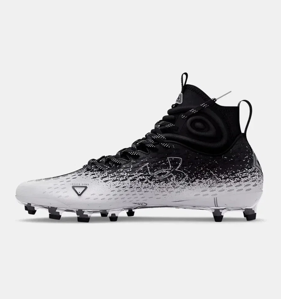 Мужские футбольные бутсы Under Armour Spotlight Lux MC 2.0 3025082-001 HAWK1803, черный — фото 2