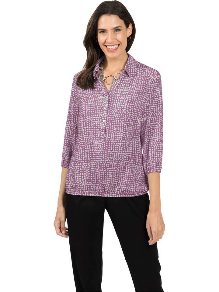 

WITT WEIDEN Блузка фиолетово-белого цвета