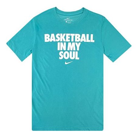 

Футболка Nike Casual Quick Dry Basketball Round Neck Sports Short Sleeve Blue, синий