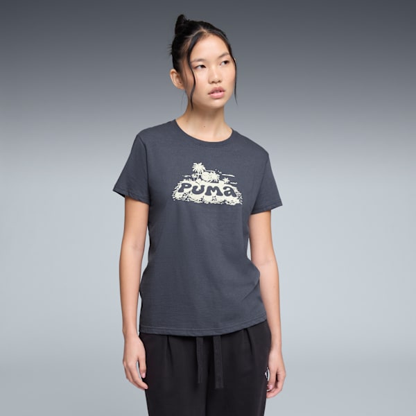 

Женская футболка House Of Graphics Puma, серый