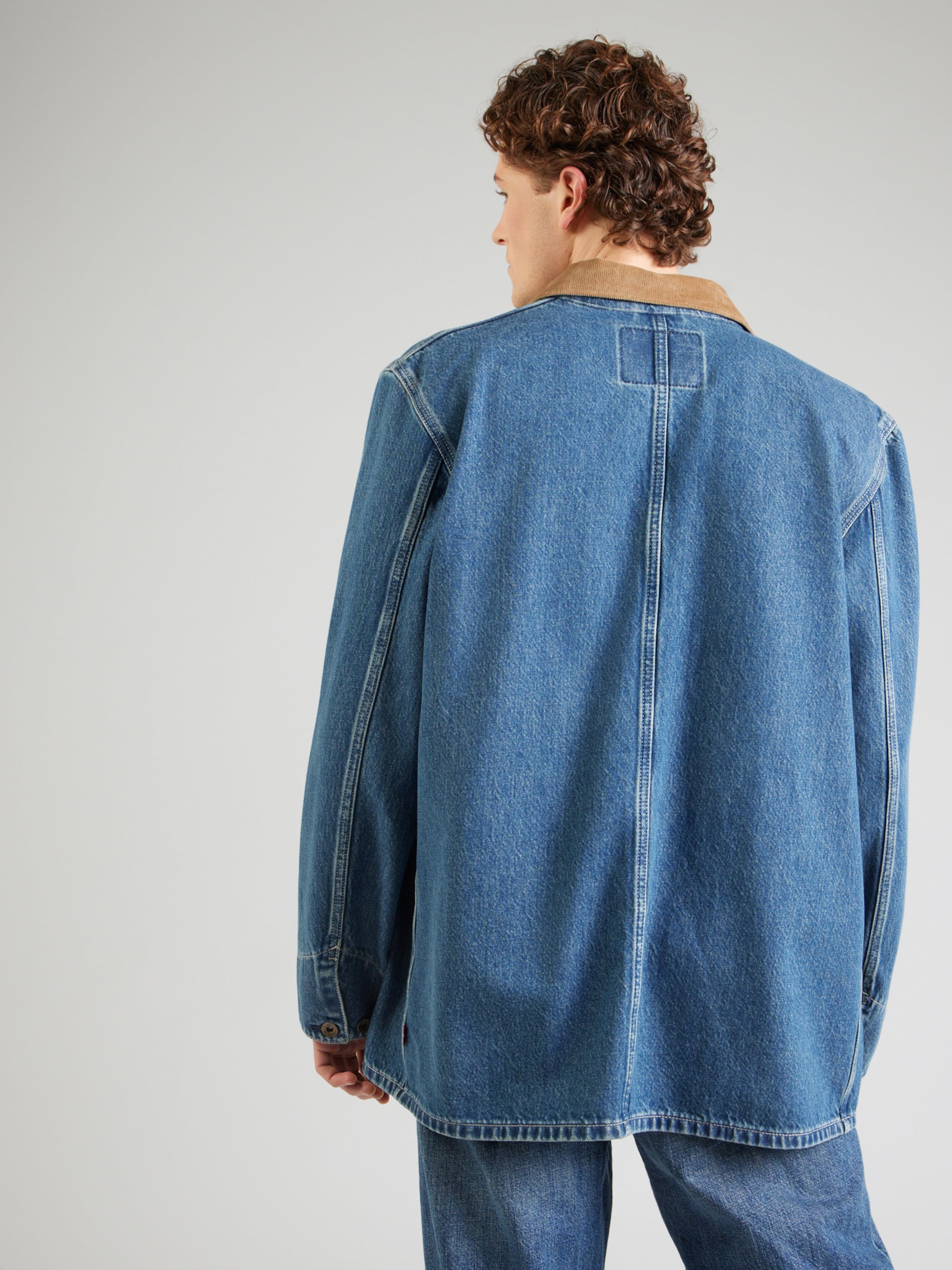 LEVI'S  Куртка на межсезонье 'Berkley Chore Coat' в синем дениме — фото 4