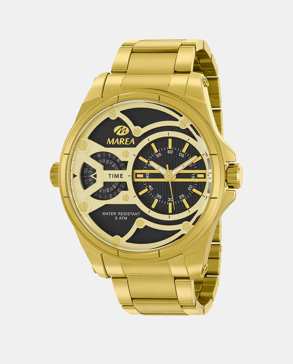 

Мужские часы B54246/4 золото сталь Marea, золотой