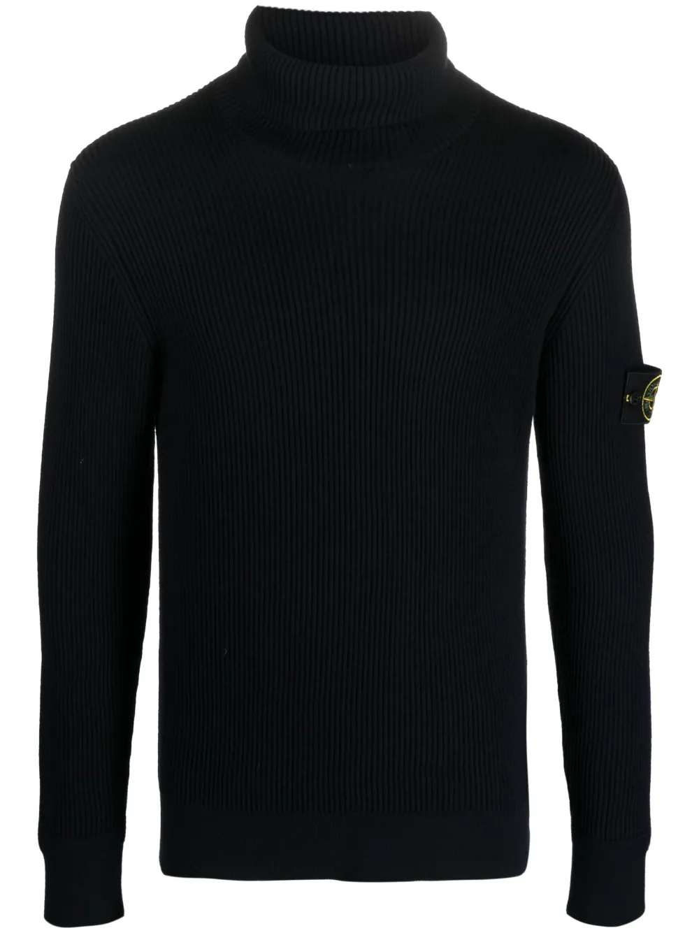 

Джемпер с высоким воротником и нашивкой Compass Stone Island, синий