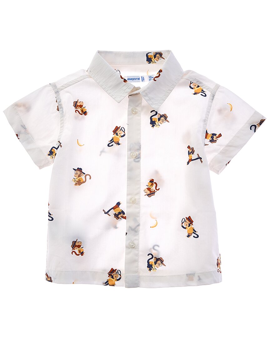 

Майорал Инспектор Принт Футболка Mayoral, белый