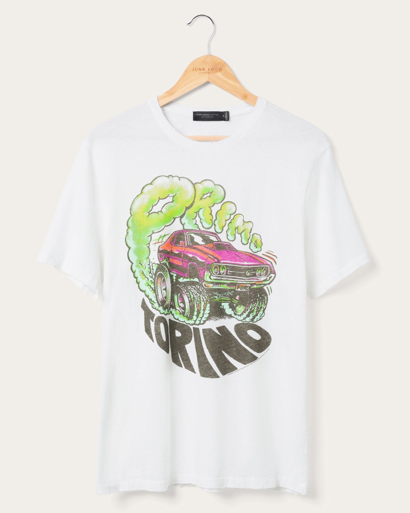 

Винтажная футболка Primo Torino Junk Food Clothing, белый