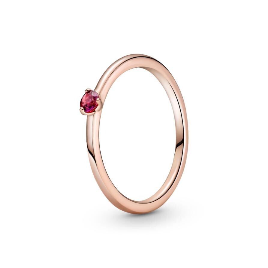 

Кольцо Red Solitaire Pandora, покрытие - золото