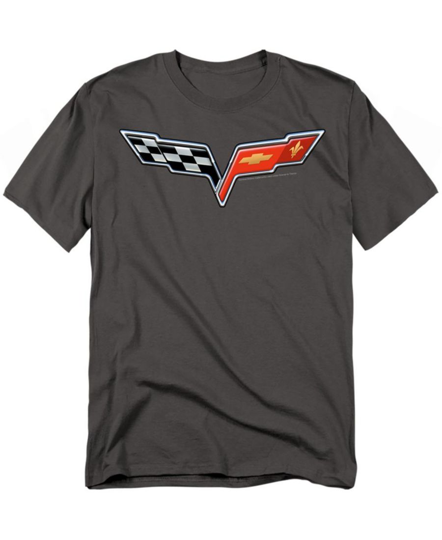 

Футболка с медальоном Chevrolet Vette для высоких и крупных людей Corvette, Charcoal, Черный, Футболка с медальоном Chevrolet Vette для высоких и крупных людей Corvette, Charcoal