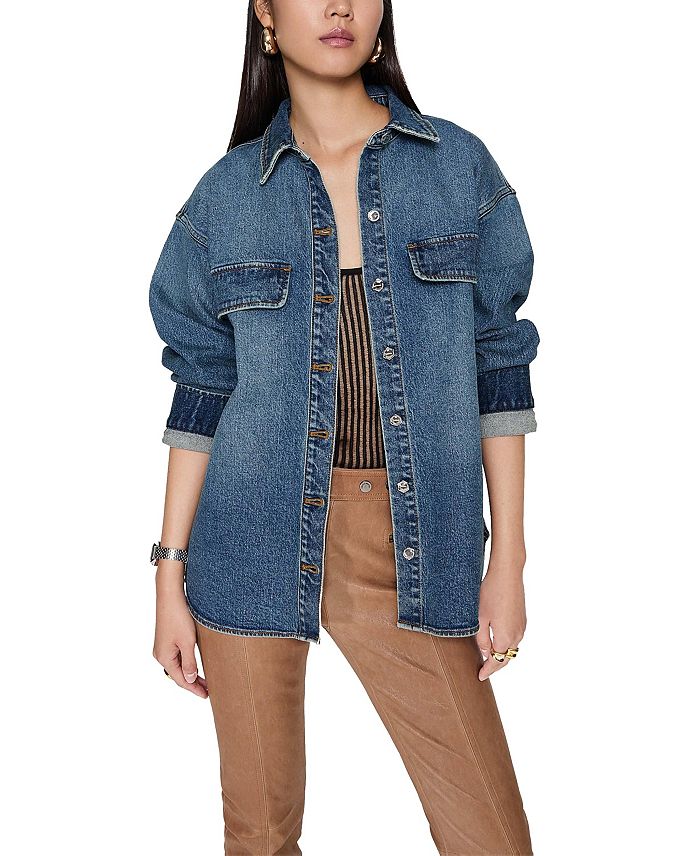 

Рубашка на пуговицах Jamie Denim Rebecca Minkoff, синий