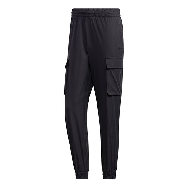 

Спортивные штаны adidas neo Side Pocket Bundle Feet Casual Cargo Sweatpants Black, черный