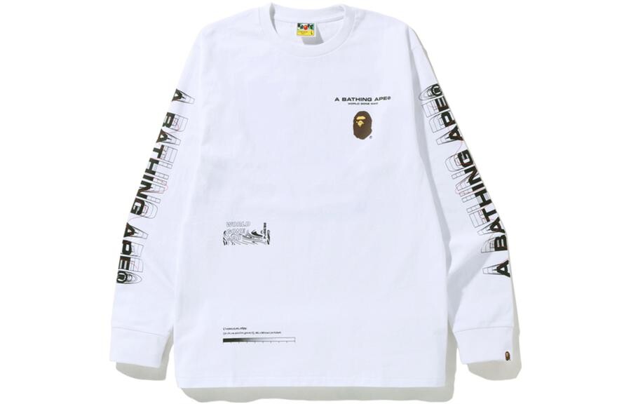 

Футболка Bape мужская A Bathing Ape, белый