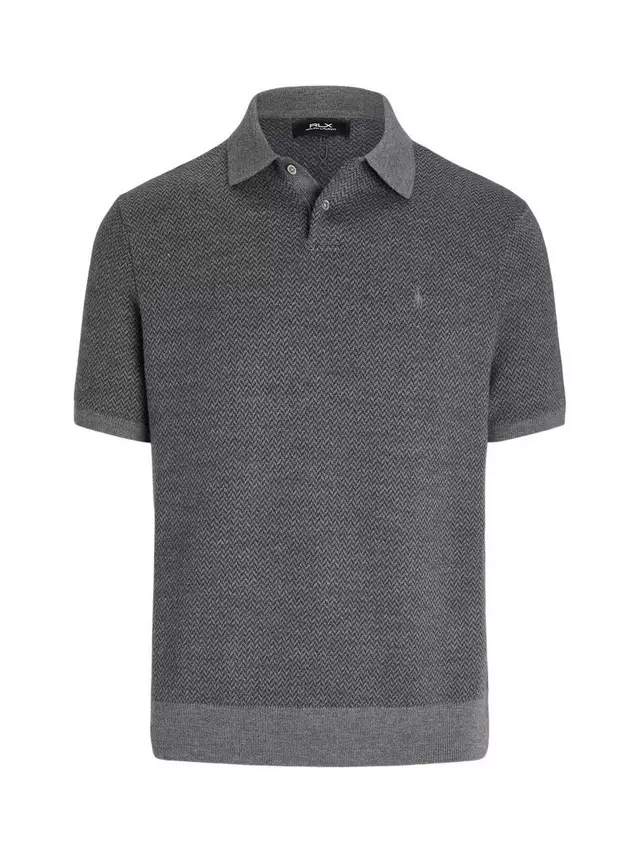 

Свитер Ralph Lauren Polo Golf by Ralph Lauren Short-Sleeve Polo, цвет grey combo