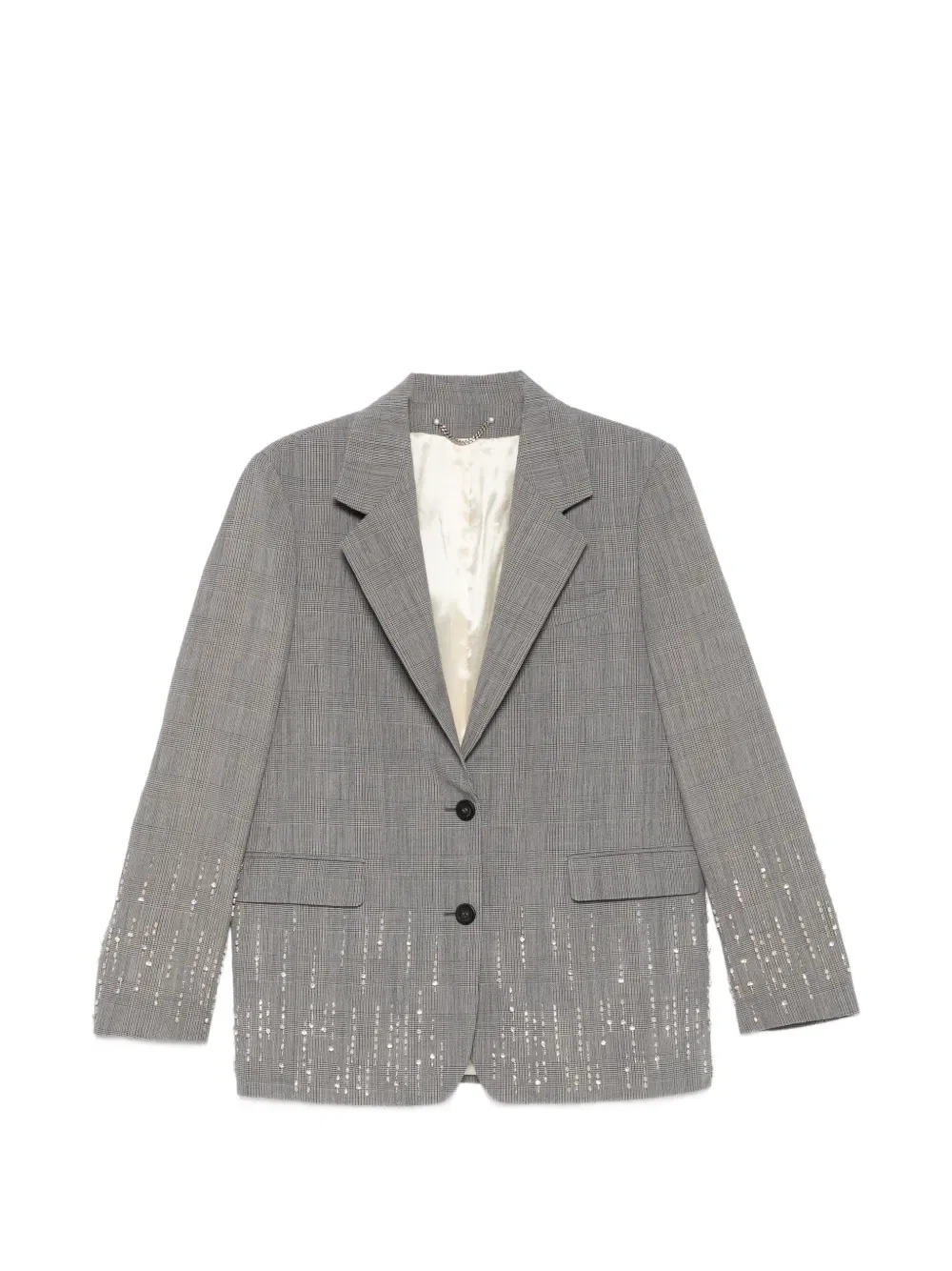 Блейзер с заостренными лацками Golden Goose, серый